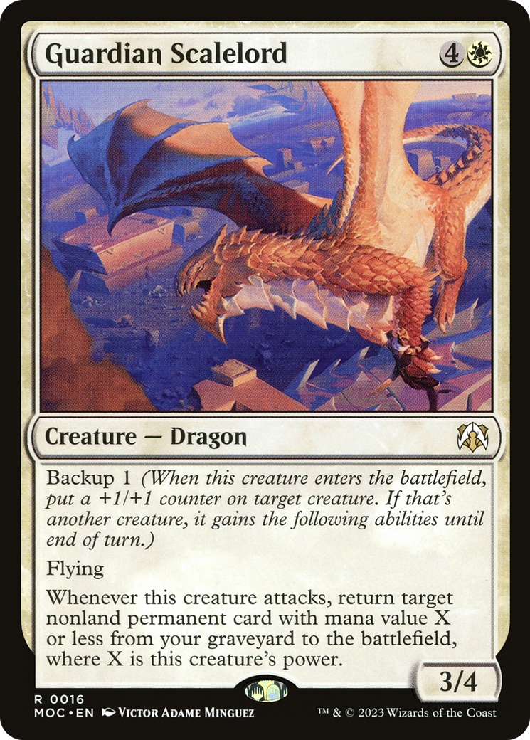 Guardian Scalelord [March of the Machine Commander] | Tabernacle Games