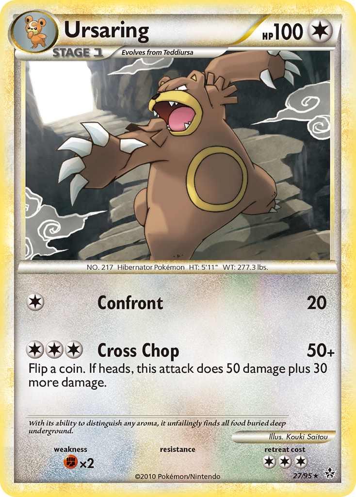 Ursaring (27/95) [HeartGold & SoulSilver: Unleashed] | Tabernacle Games