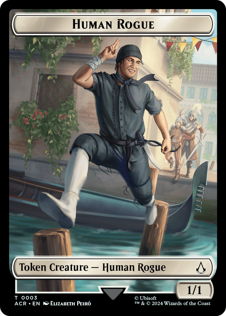 Human Rogue Token [Assassin's Creed Tokens] | Tabernacle Games