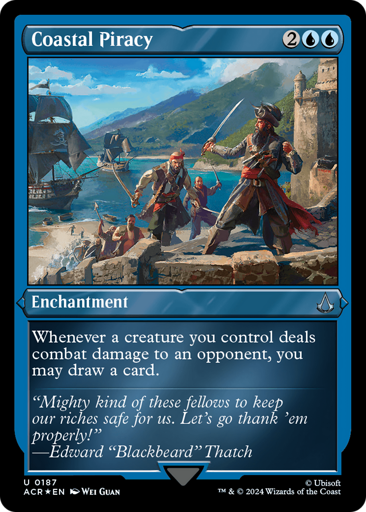Coastal Piracy (Foil Etched) [Assassin's Creed] | Tabernacle Games