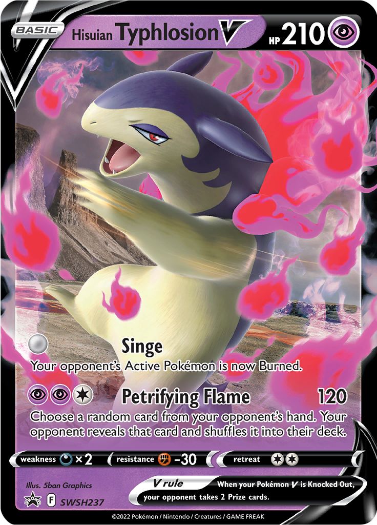 Hisuian Typhlosion V (SWSH237) [Sword & Shield: Black Star Promos] | Tabernacle Games