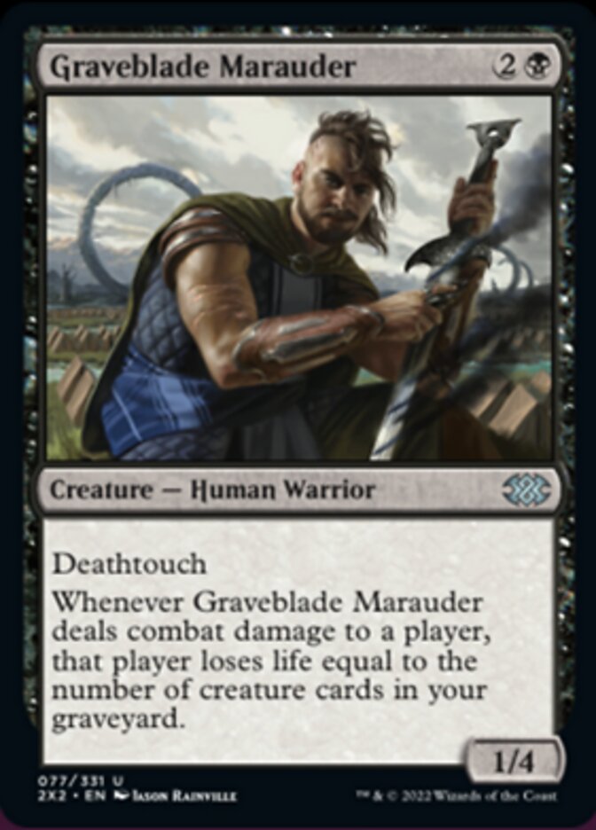 Graveblade Marauder [Double Masters 2022] | Tabernacle Games