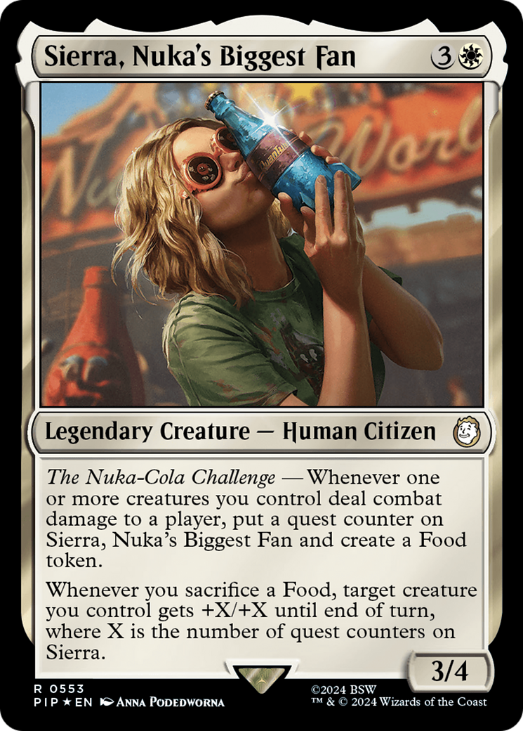 Sierra, Nuka's Biggest Fan (Surge Foil) [Fallout] | Tabernacle Games