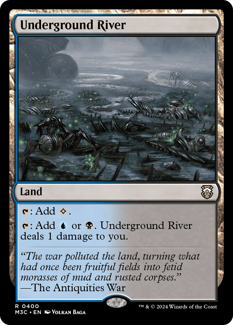 Underground River (Ripple Foil) [Modern Horizons 3 Commander] | Tabernacle Games