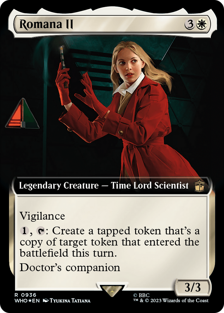 Romana II (Extended Art) (Surge Foil) [Doctor Who] | Tabernacle Games