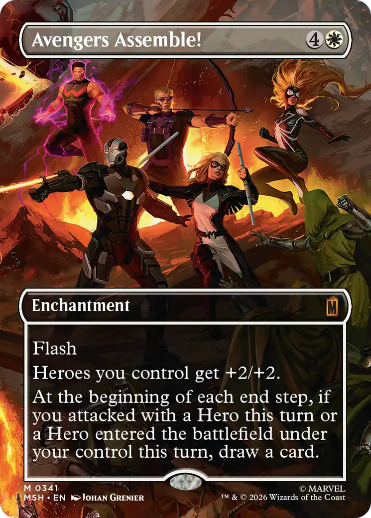 Avengers Assemble! (Borderless) (0341) [Marvel Super Heroes] | Tabernacle Games