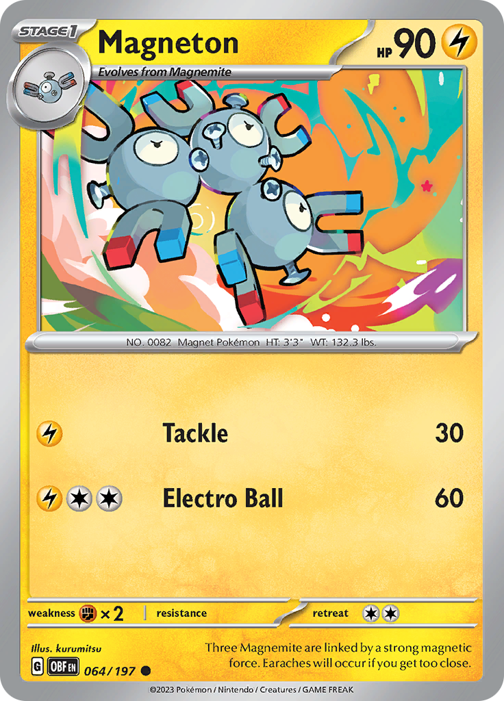 Magneton (064/197) [Scarlet & Violet: Obsidian Flames] | Tabernacle Games