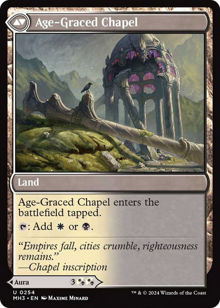 Glasswing Grace // Age-Graced Chapel [Modern Horizons 3] | Tabernacle Games