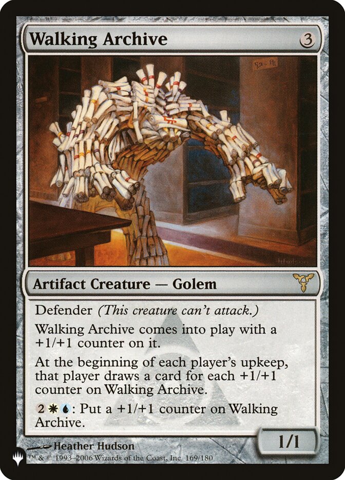 Walking Archive [The List] | Tabernacle Games