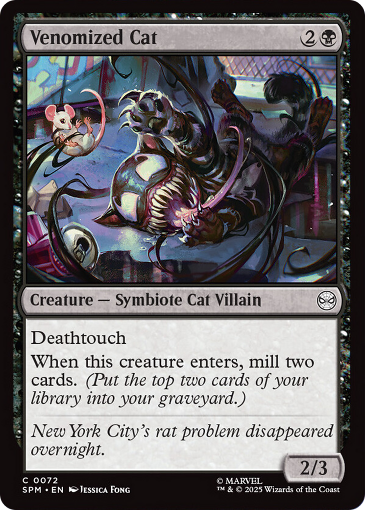 Venomized Cat [Marvel's Spider-Man] | Tabernacle Games