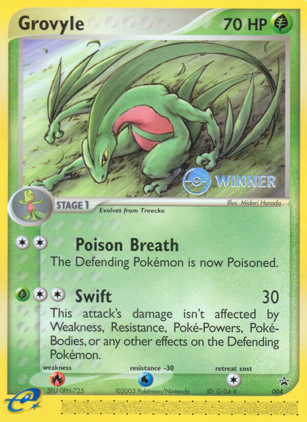 Grovyle (004) [Nintendo: Black Star Promos] | Tabernacle Games