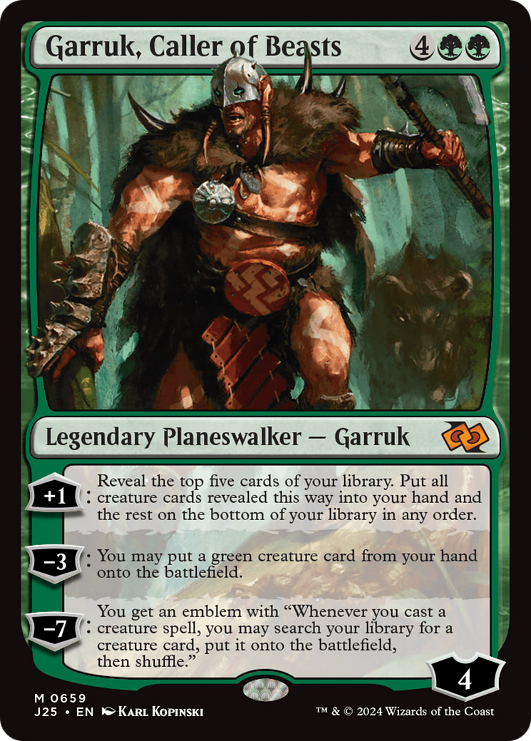 Garruk, Caller of Beasts [Foundations Jumpstart] | Tabernacle Games