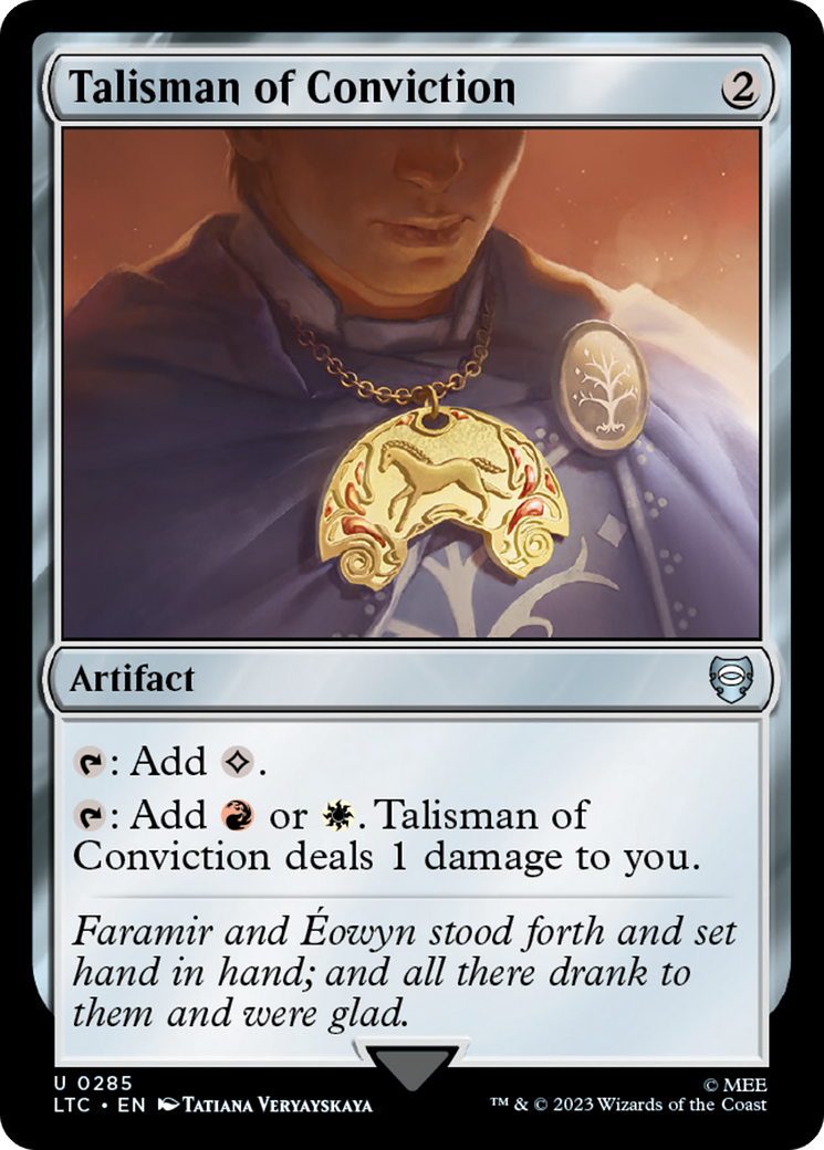 Talisman of Conviction [The Lord of the Rings: Tales of Middle-Earth Commander] | Tabernacle Games