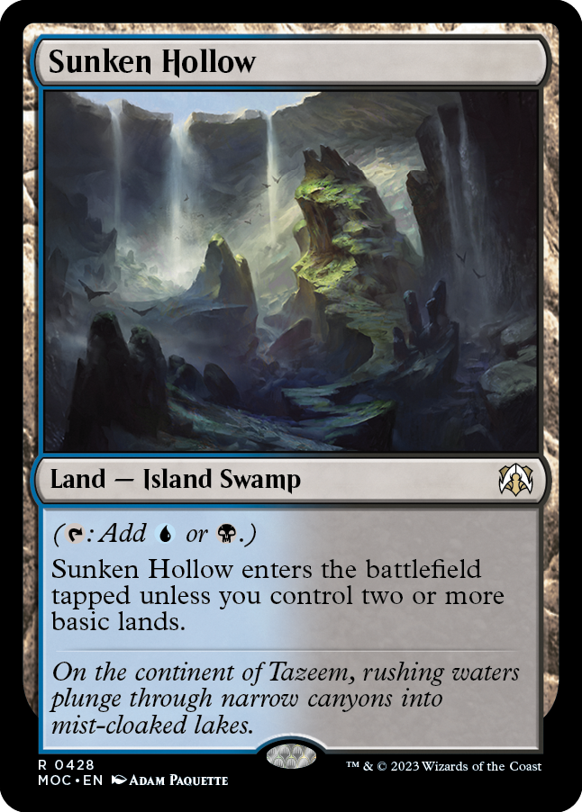 Sunken Hollow [March of the Machine Commander] | Tabernacle Games