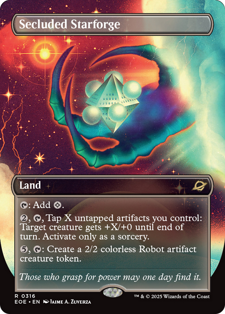 Secluded Starforge (Borderless) [Edge of Eternities] | Tabernacle Games