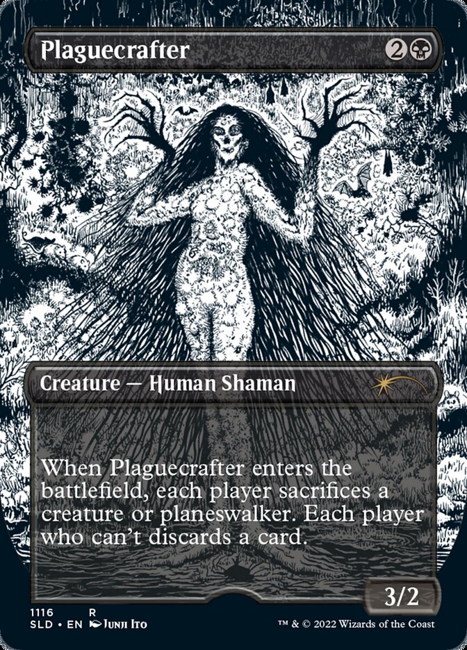 Plaguecrafter (Borderless Etched Foil) [Secret Lair Drop Series] | Tabernacle Games