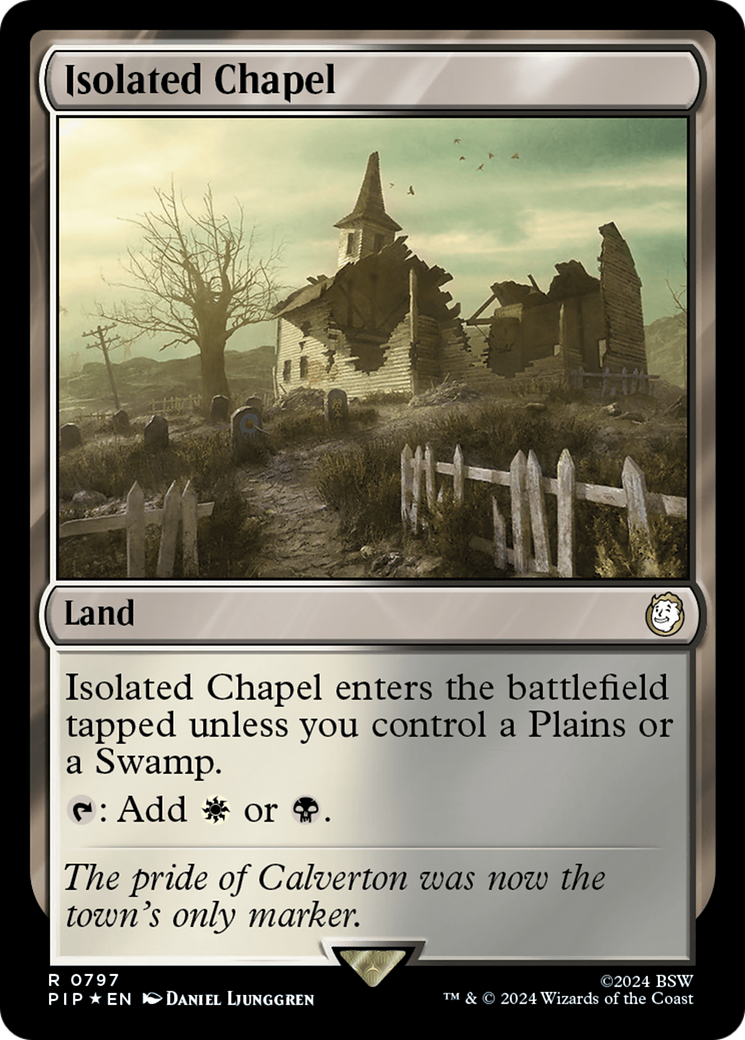 Isolated Chapel (Surge Foil) [Fallout] | Tabernacle Games