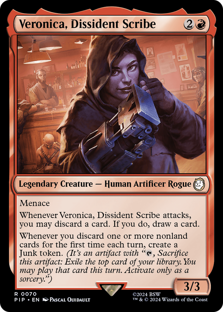 Veronica, Dissident Scribe [Fallout] | Tabernacle Games