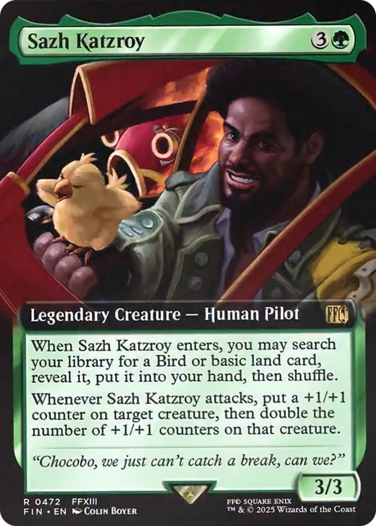 Sazh Katzroy (Extended Art) [FINAL FANTASY] | Tabernacle Games