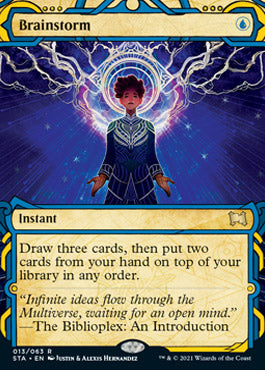 Brainstorm (Foil Etched) [Strixhaven: Mystical Archive] | Tabernacle Games