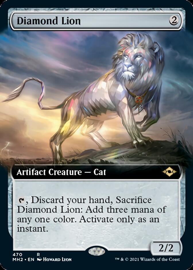 Diamond Lion (Extended Art) [Modern Horizons 2] | Tabernacle Games