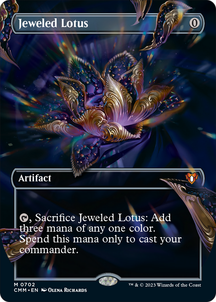 Jeweled Lotus (Borderless Frame Break) [Commander Masters] | Tabernacle Games