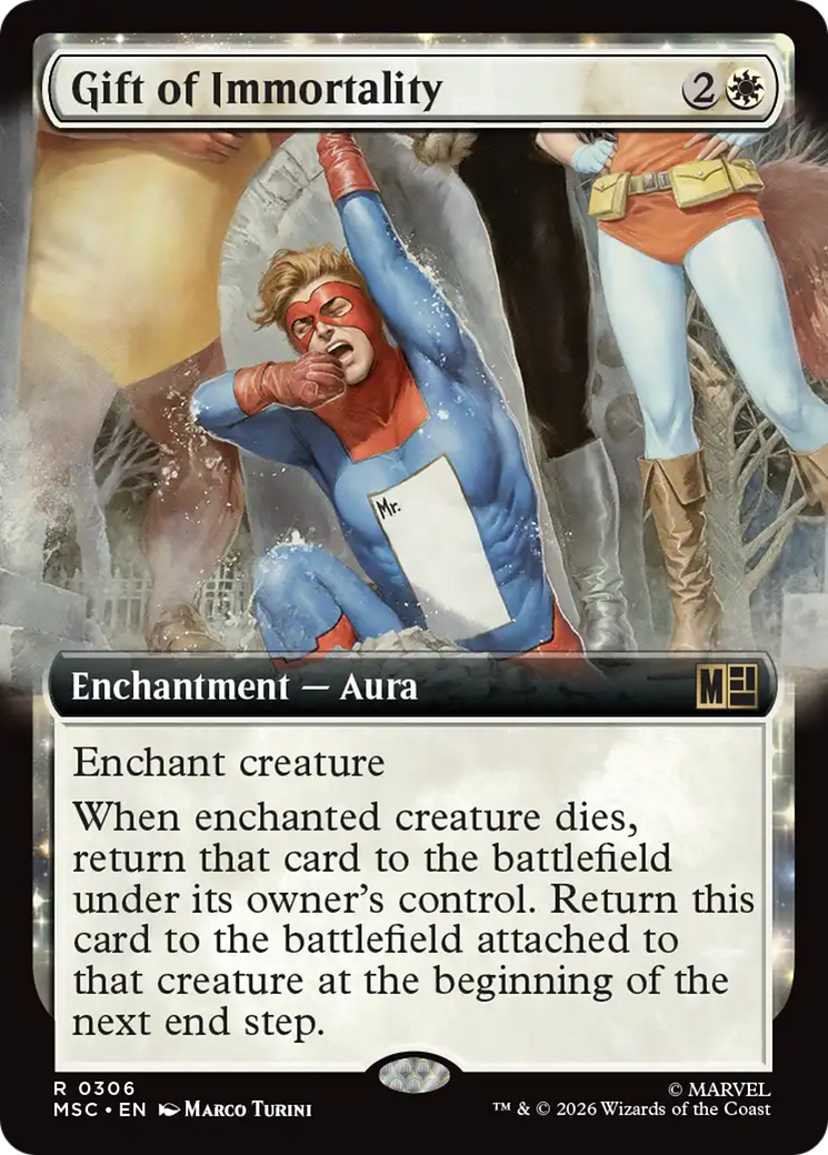Gift of Immortality (Extended Art) [Marvel Super Heroes Commander] | Tabernacle Games