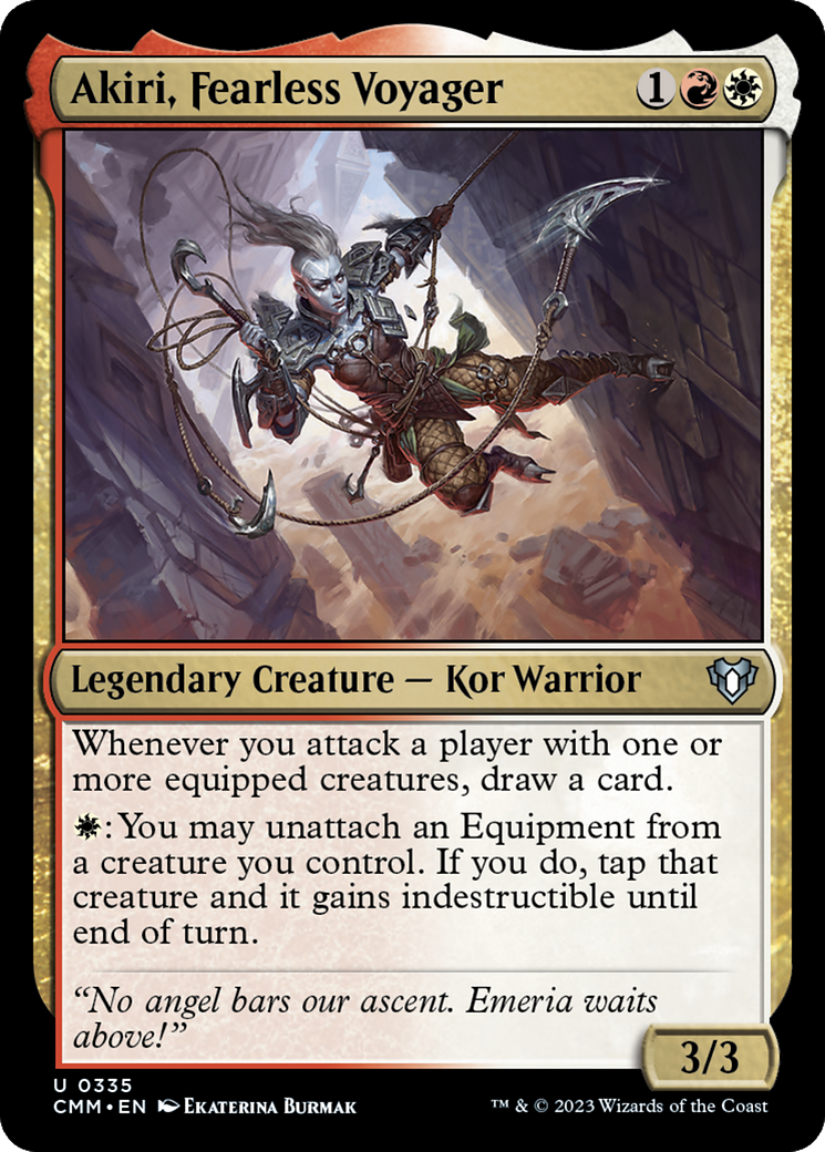 Akiri, Fearless Voyager [Commander Masters] | Tabernacle Games