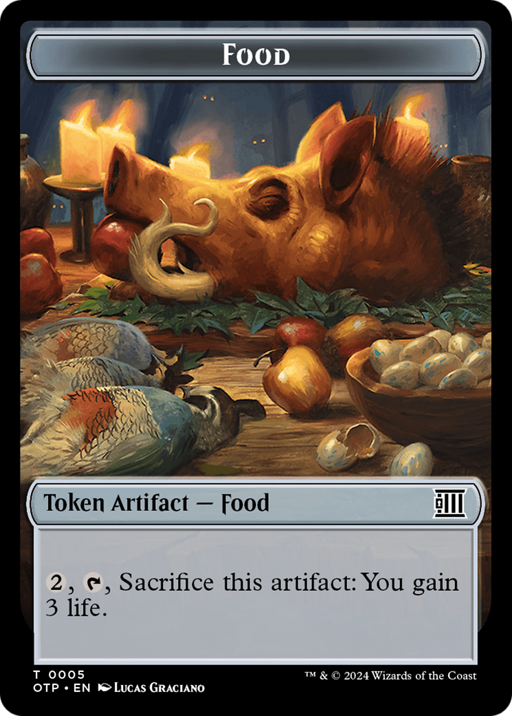 Food Token [Outlaws of Thunder Junction: Breaking News Tokens] | Tabernacle Games