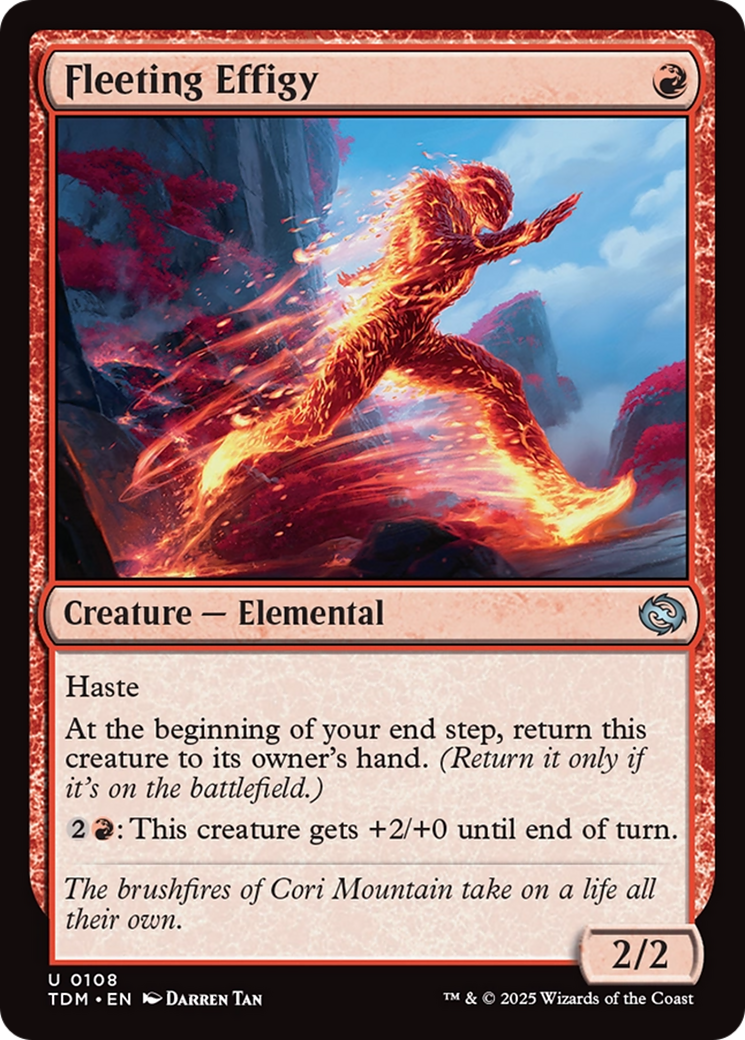 Fleeting Effigy [Tarkir: Dragonstorm] | Tabernacle Games