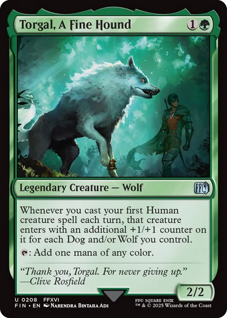 Torgal, A Fine Hound [FINAL FANTASY] | Tabernacle Games