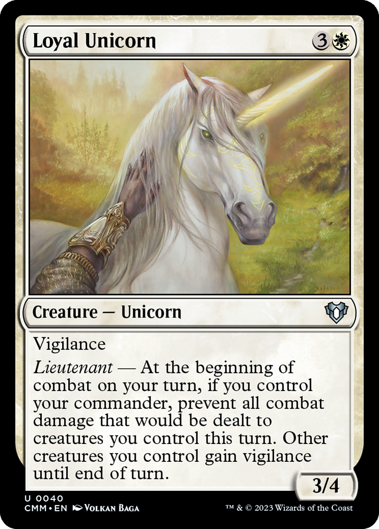 Loyal Unicorn [Commander Masters] | Tabernacle Games