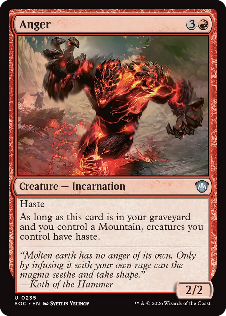 Anger [Secrets of Strixhaven Commander] | Tabernacle Games