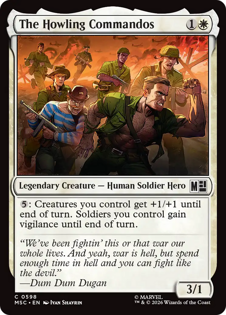 The Howling Commandos [Marvel Super Heroes Commander] | Tabernacle Games