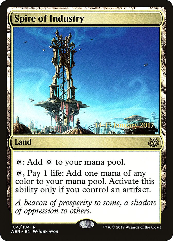 Spire of Industry [Aether Revolt Prerelease Promos] | Tabernacle Games