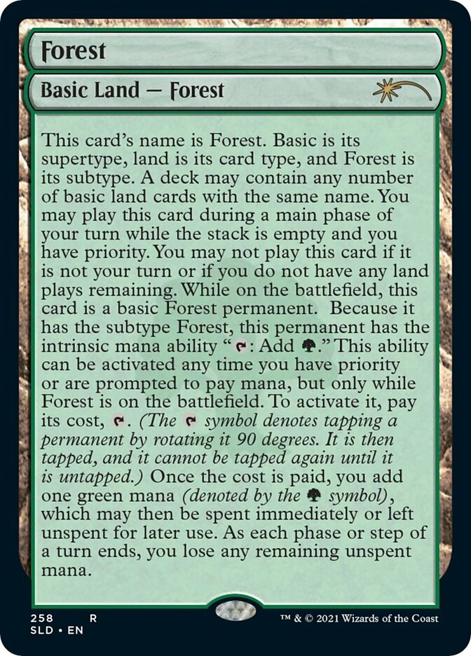 Forest (258) [Secret Lair Drop Series] | Tabernacle Games