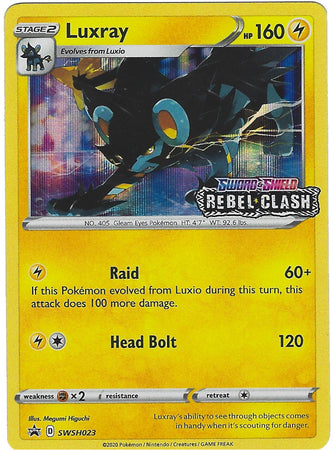 Luxray (SWSH023) (Prerelease Promo) [Sword & Shield: Black Star Promos] | Tabernacle Games