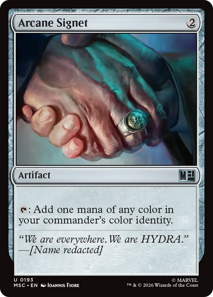 Arcane Signet (0193) (Surge Foil) [Marvel Super Heroes Commander] | Tabernacle Games
