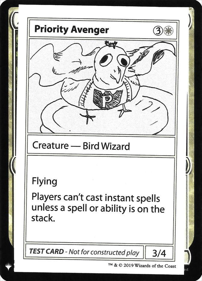 Priority Avenger [Mystery Booster Playtest Cards] | Tabernacle Games