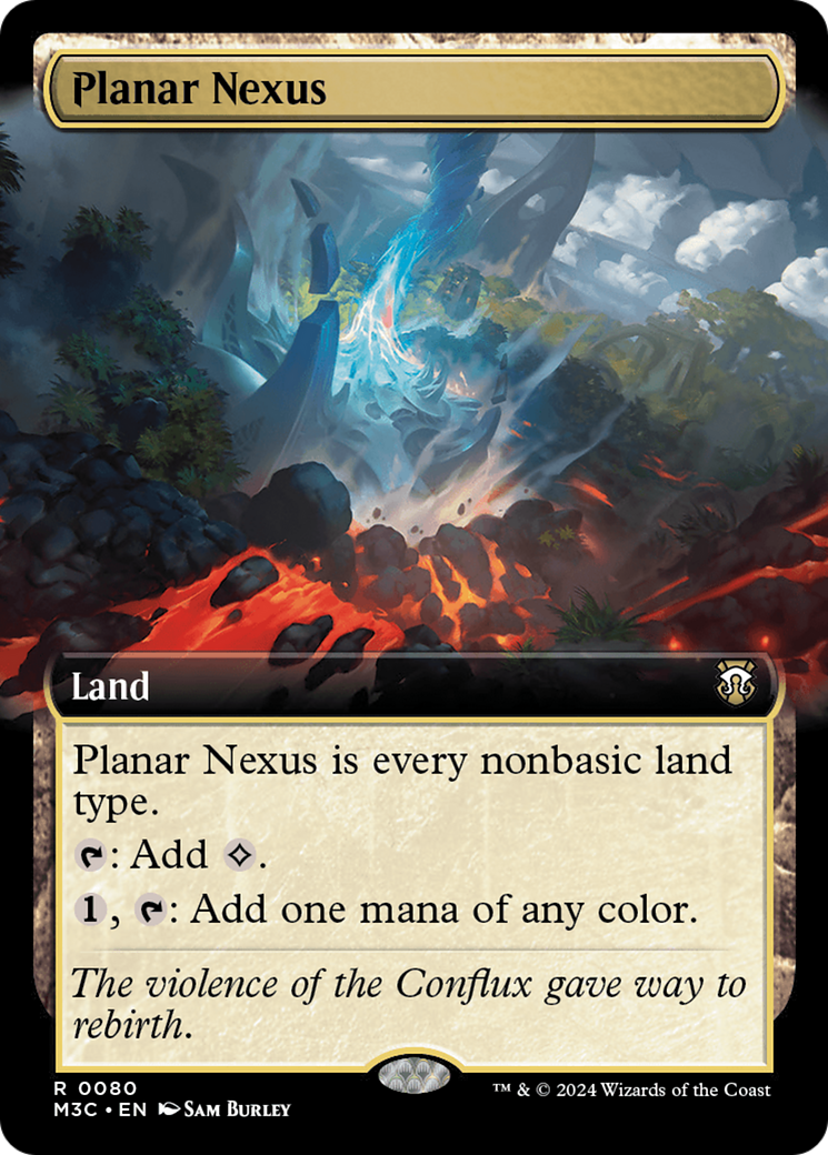 Planar Nexus (Extended Art) (Ripple Foil) [Modern Horizons 3 Commander] | Tabernacle Games