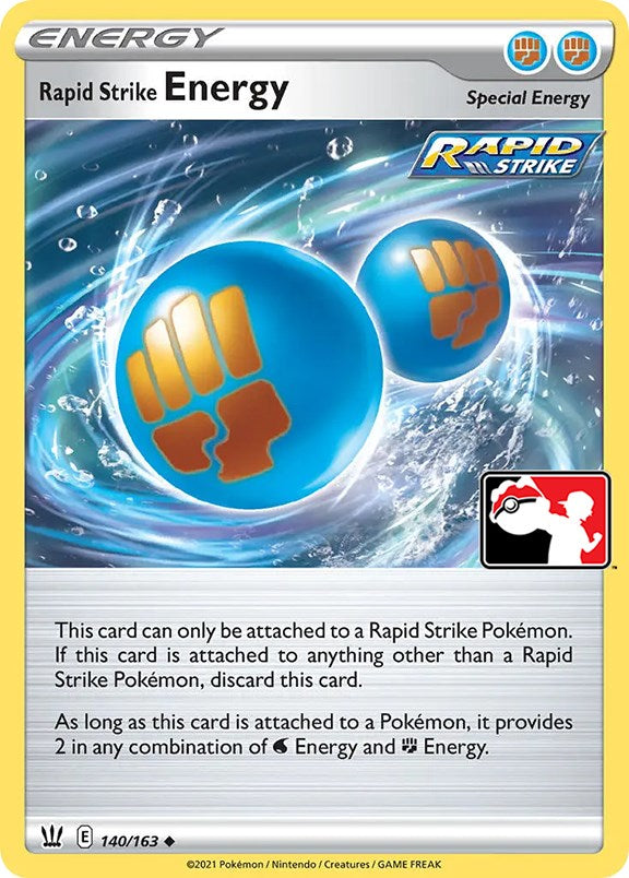 Rapid Strike Energy (140/163) [Prize Pack Series Two] | Tabernacle Games