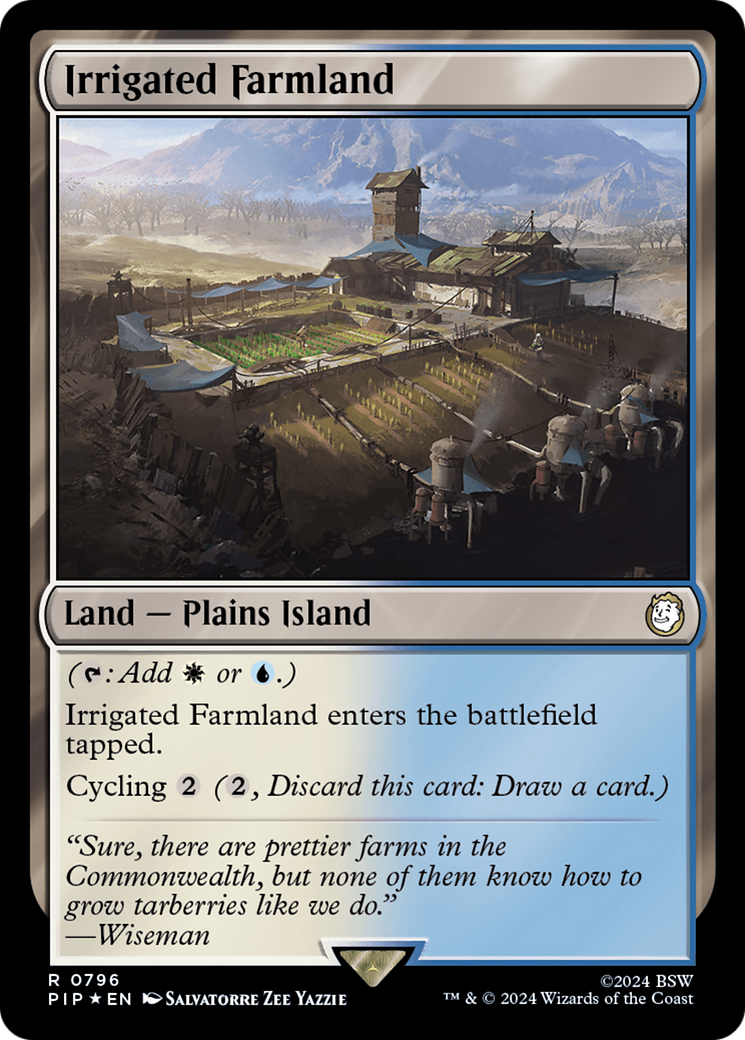 Irrigated Farmland (Surge Foil) [Fallout] | Tabernacle Games