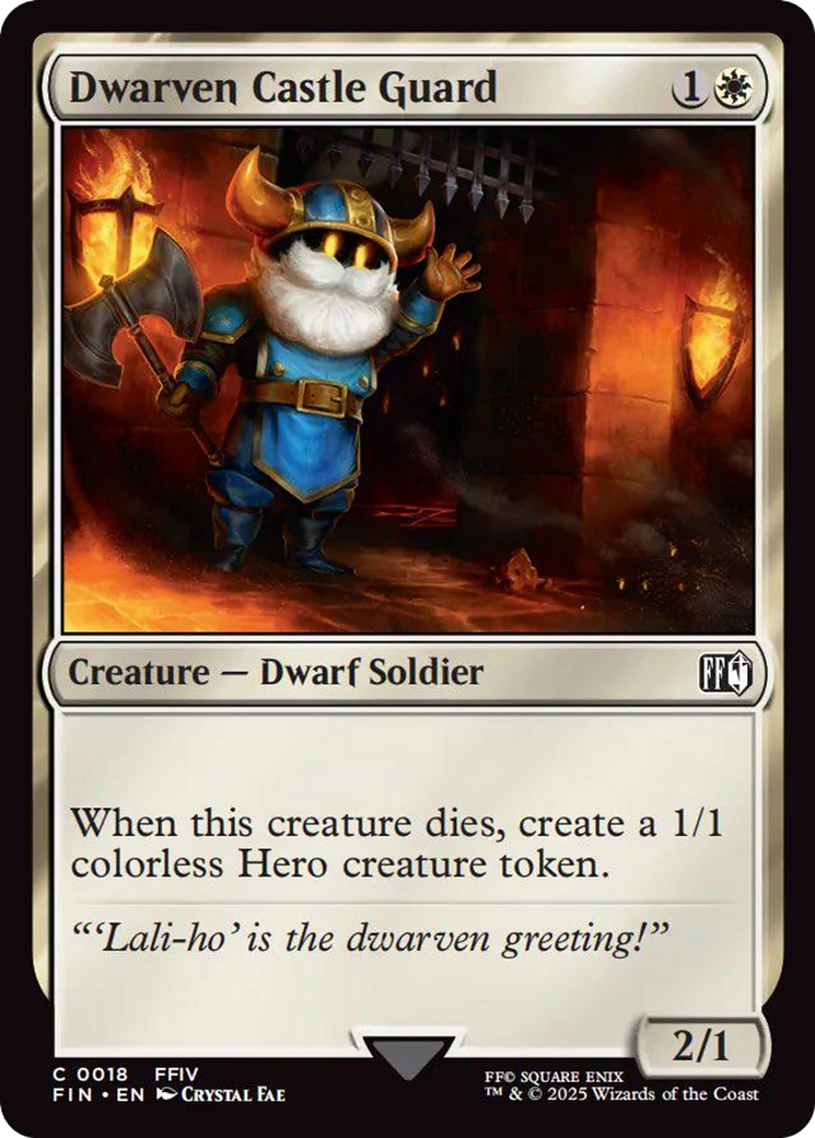 Dwarven Castle Guard [FINAL FANTASY] | Tabernacle Games