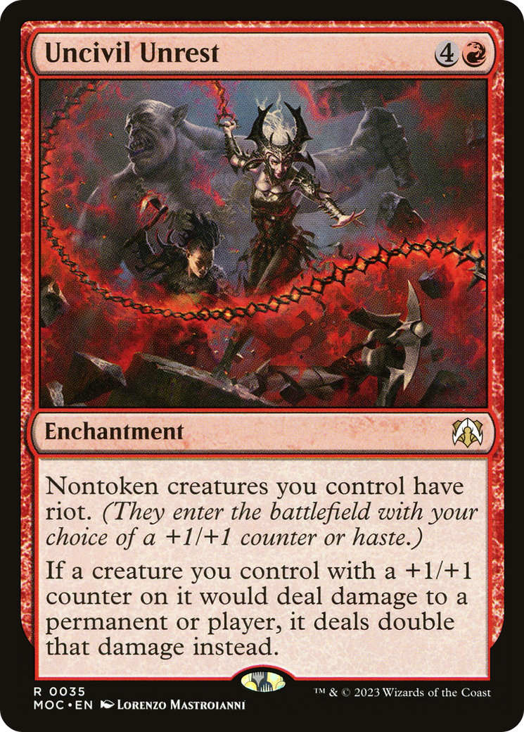 Uncivil Unrest [March of the Machine Commander] | Tabernacle Games