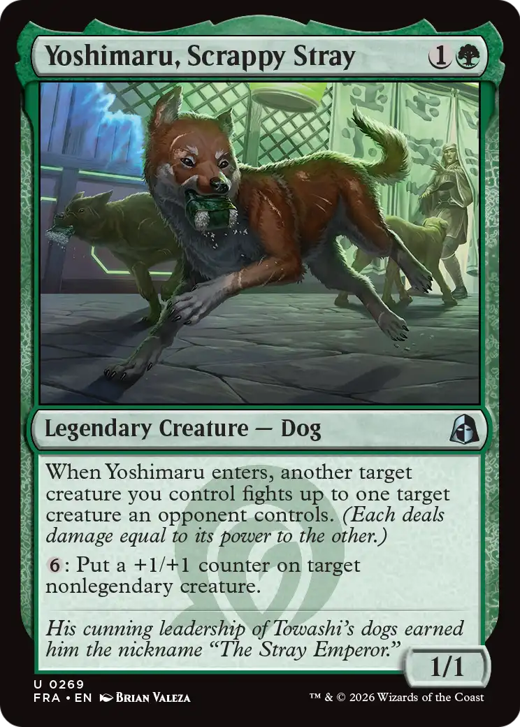 Yoshimaru, Scrappy Stray [Reality Fracture] | Tabernacle Games