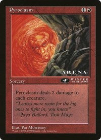 Pyroclasm [Version 2] (Oversized) [Oversize Cards] | Tabernacle Games