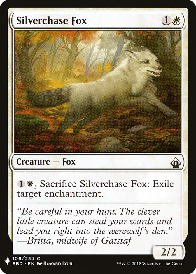 Silverchase Fox [Mystery Booster] | Tabernacle Games