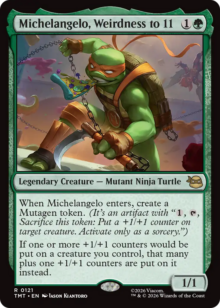 Michelangelo, Weirdness to 11 [Teenage Mutant Ninja Turtles] | Tabernacle Games