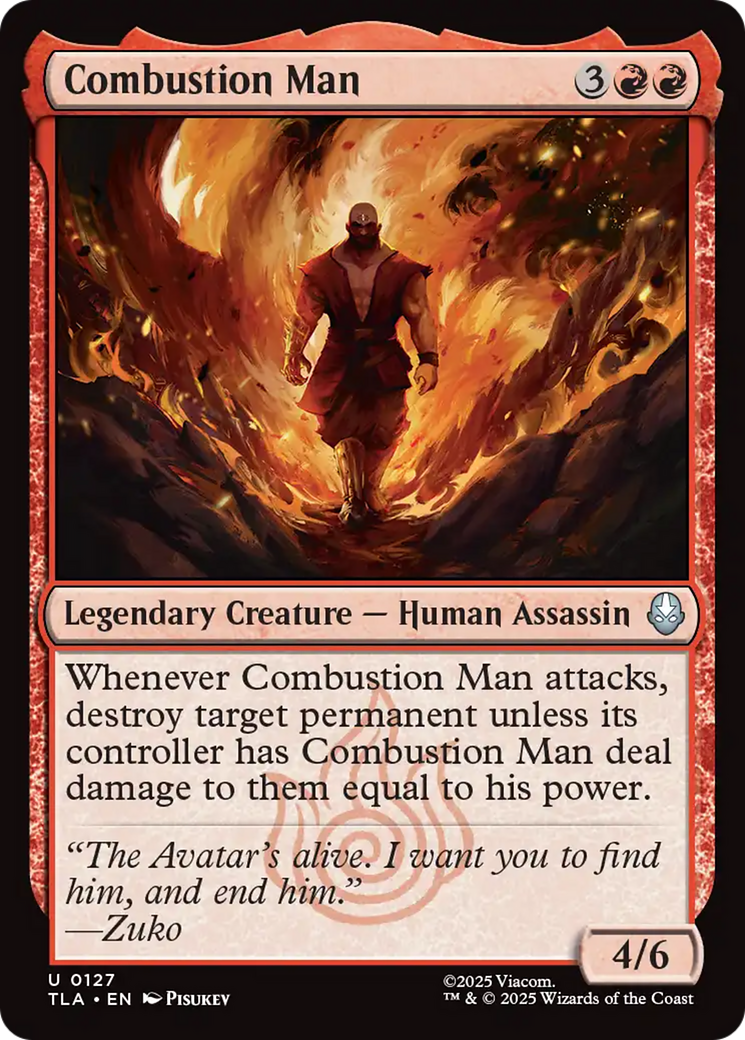 Combustion Man [Avatar: The Last Airbender] | Tabernacle Games