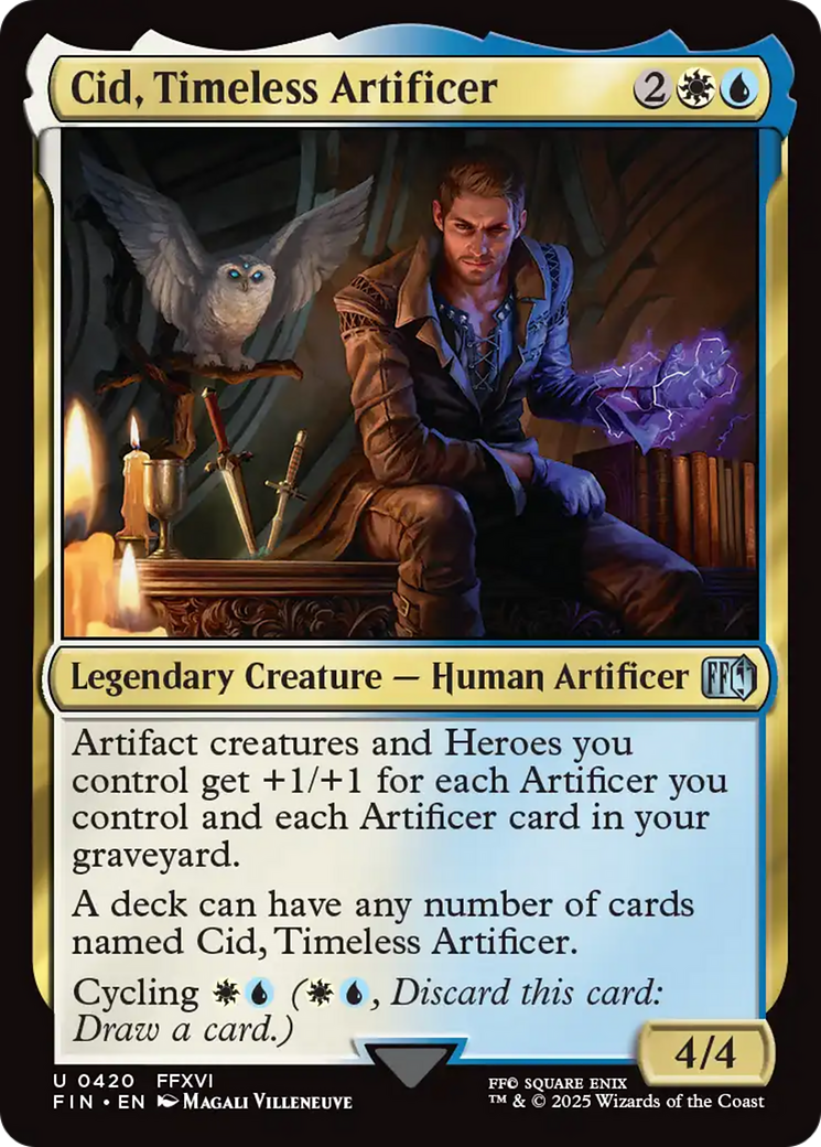Cid, Timeless Artificer (0420) [FINAL FANTASY] | Tabernacle Games
